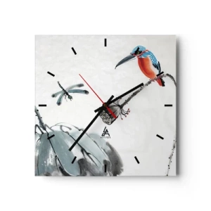 Wandklok - Klok - Het leven van de weide - 30x30 cm