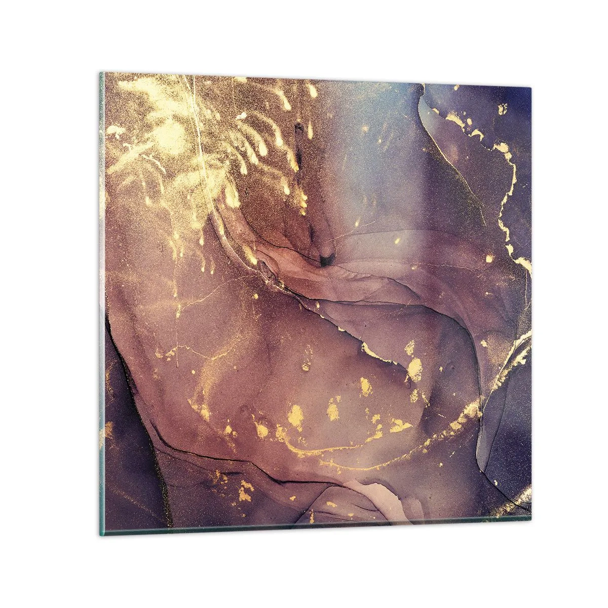 Schilderen op glas - Materie en geest - 70x70 cm