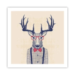 Poster - Een grappig extravaganza - 60x60 cm