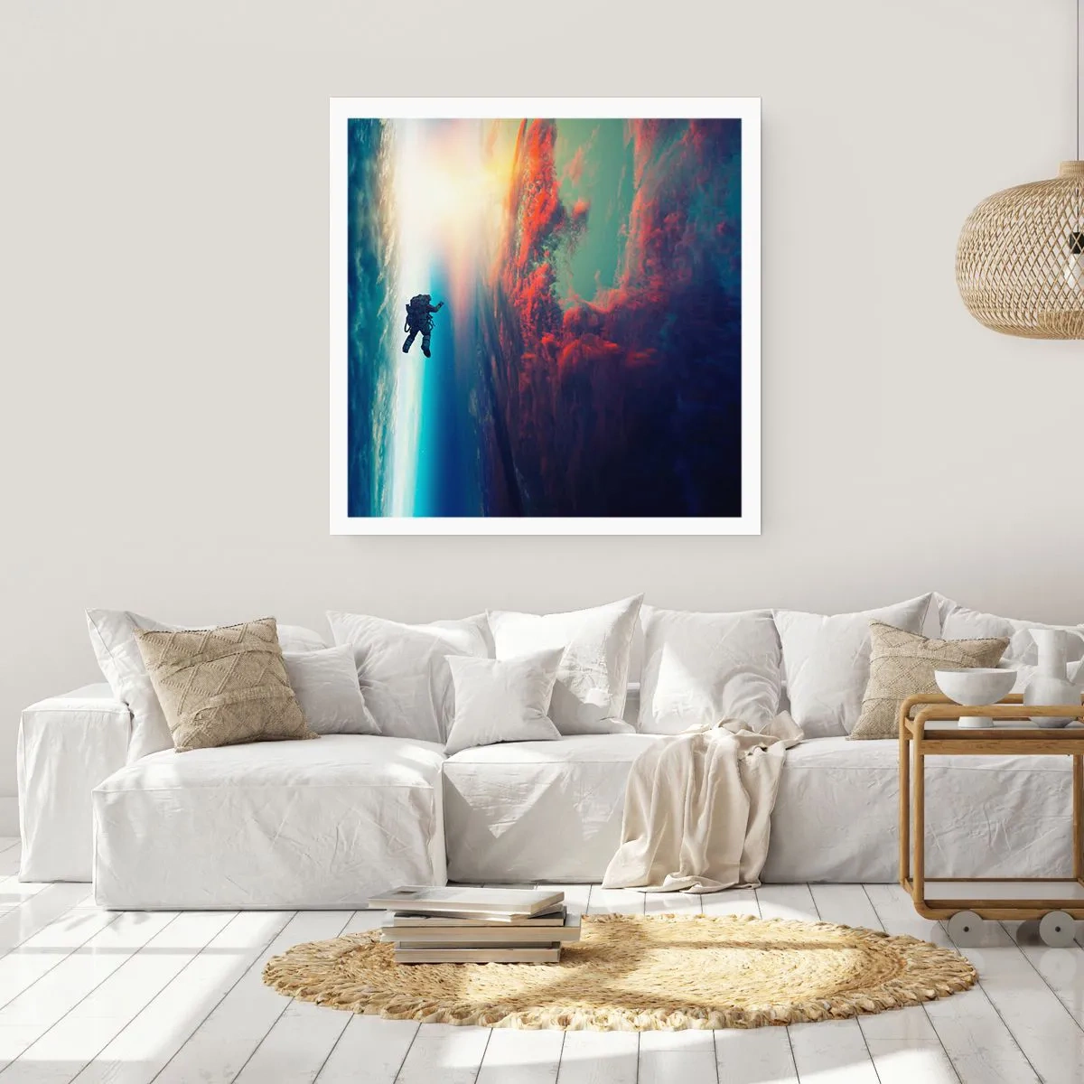 Poster - Ga het universum tegemoet - 50x50 cm