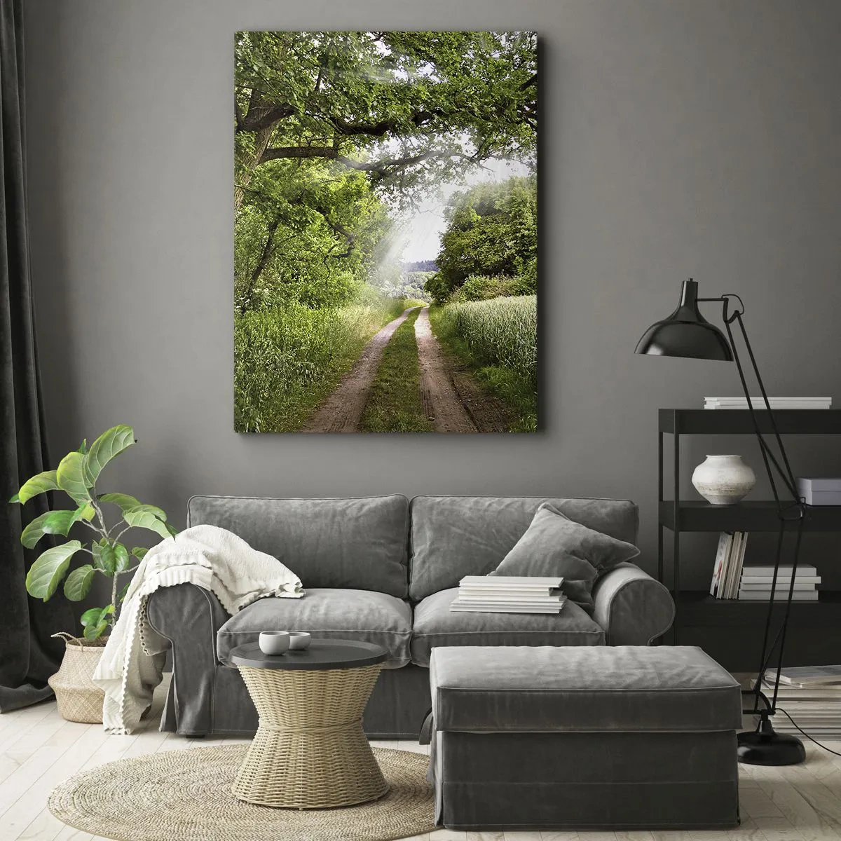Schilderen op canvas - Et in Arcadia ego - 50x70 cm