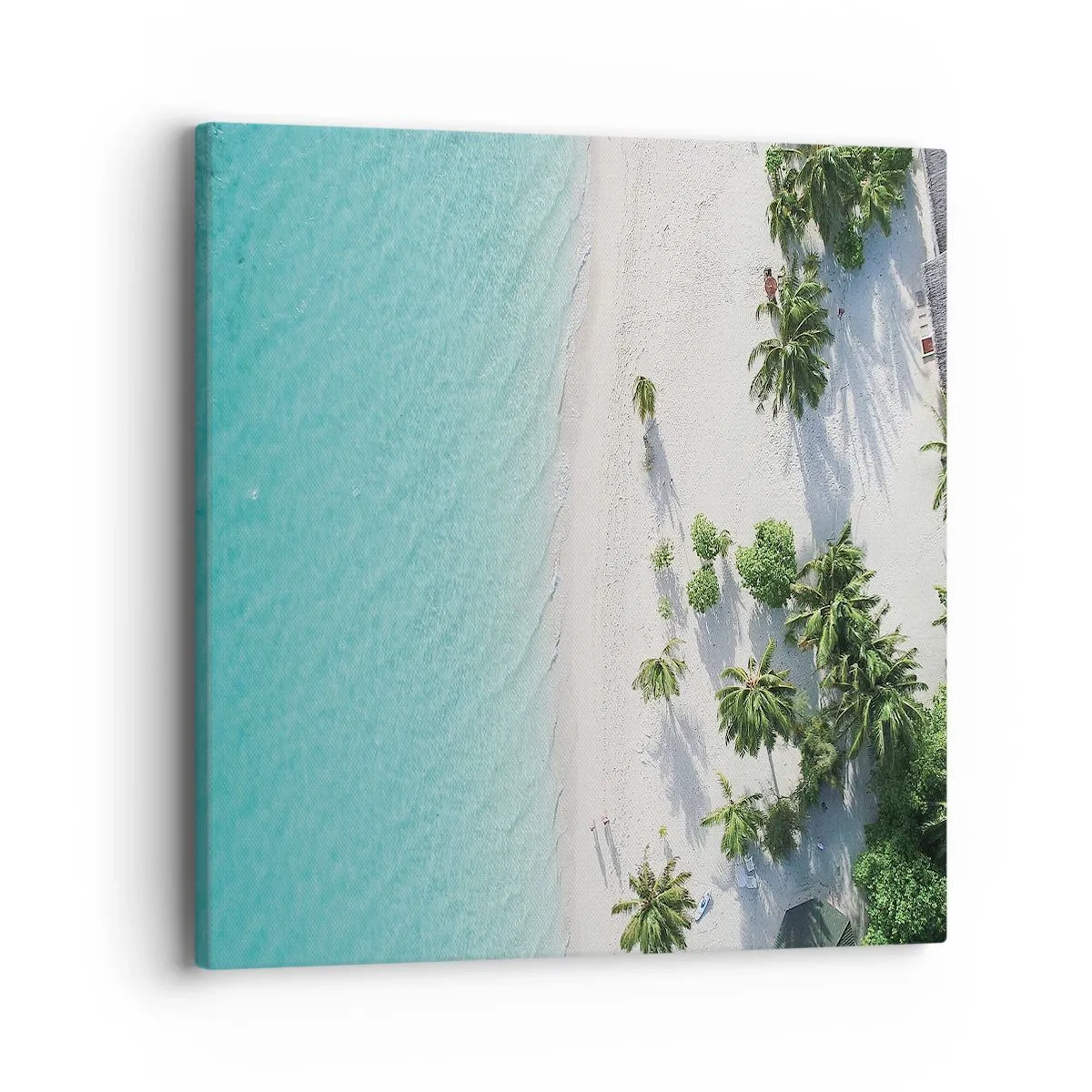 Schilderen op canvas - Een vakantie in het paradijs - 40x40 cm