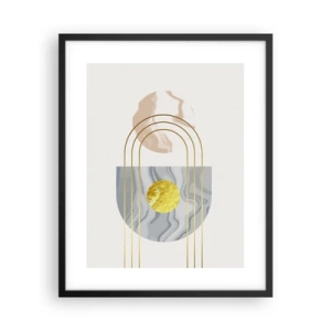 Poster in een zwarte lijst - Helderheid en schittering - 40x50 cm