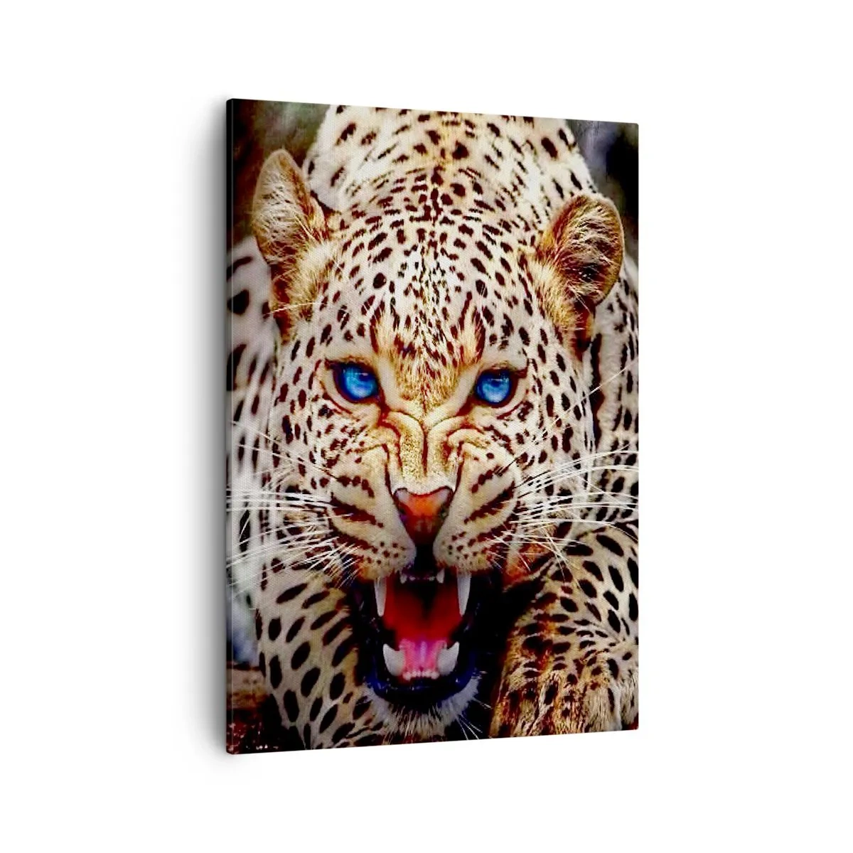 Schilderen op canvas - Boosheid schaadt de schoonheid niet - 50x70 cm