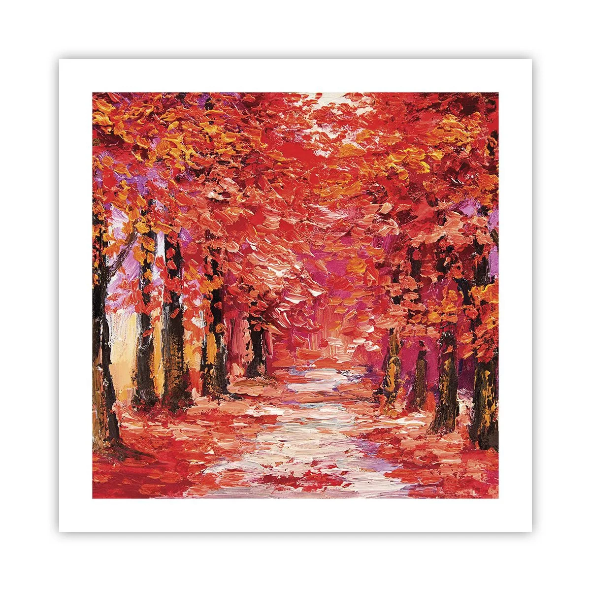 Poster - Herfst impressie - 50x50 cm