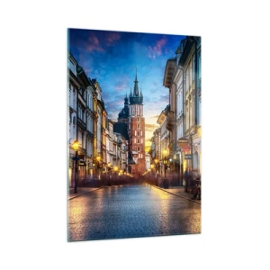 Schilderen op glas - Charme van Krakau - 50x70 cm