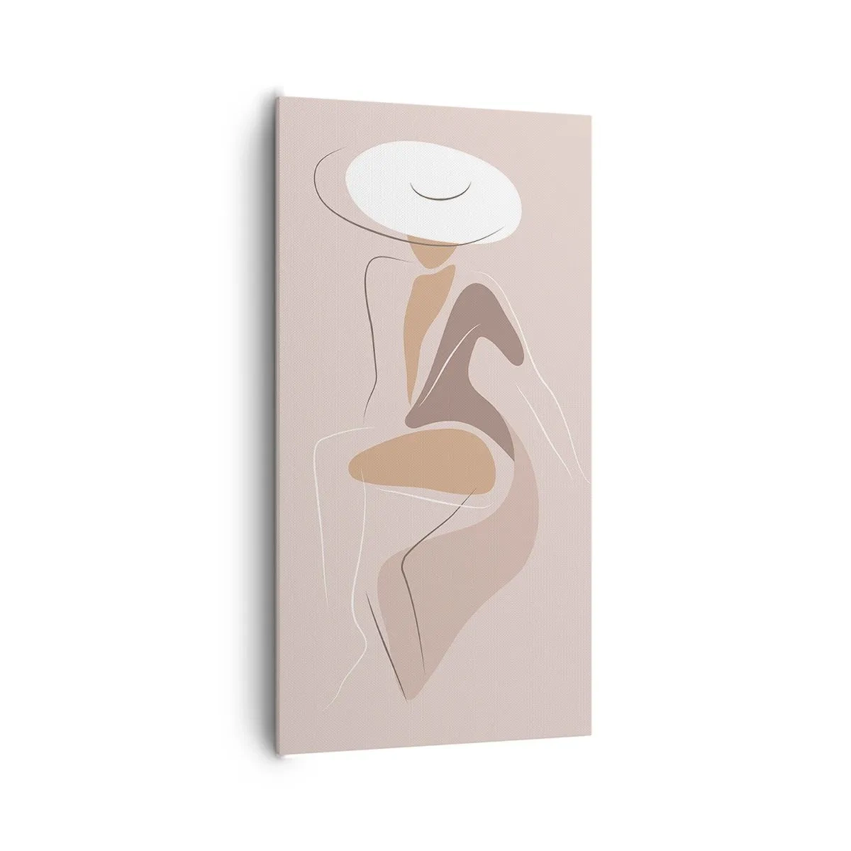 Schilderen op canvas - Een dame zijn - 65x120 cm