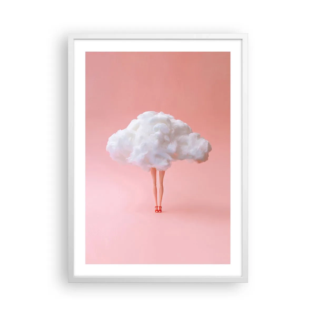 Poster in een witte lijst - Zoete belofte - 50x70 cm