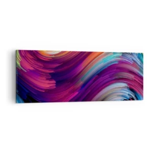 Schilderen op canvas - Het begin van een nieuwe wereld - 140x50 cm
