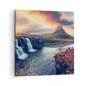 Schilderen op canvas - In de majesteit van de natuur - 50x50 cm