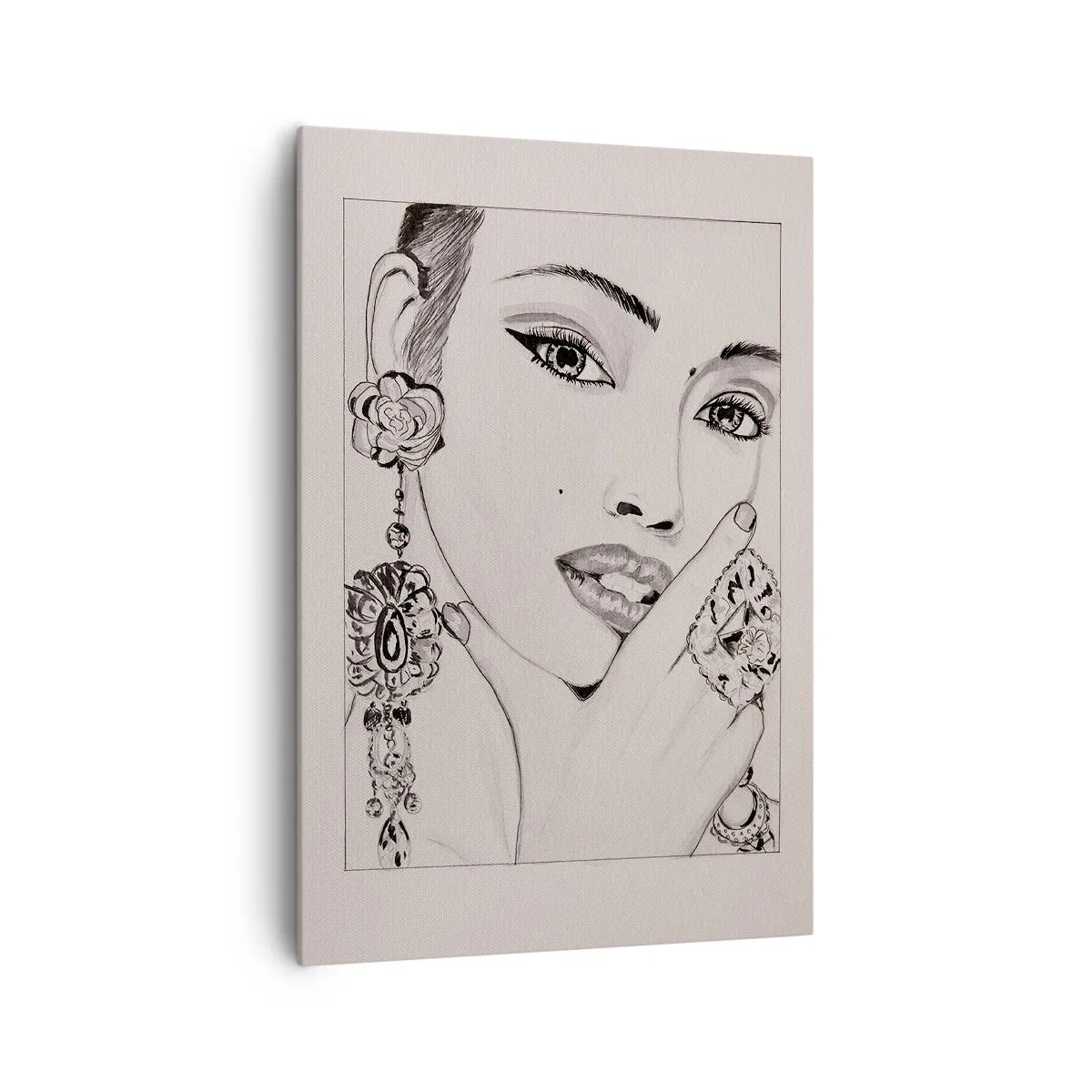 Schilderen op canvas - Het mooiste juweeltje - 70x100 cm