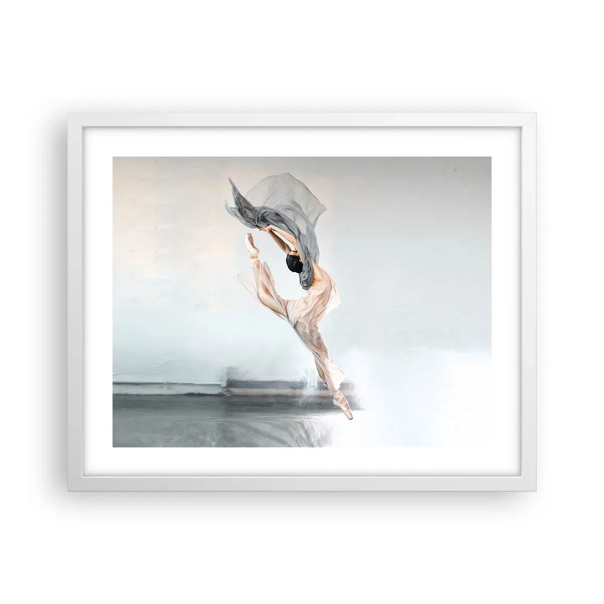 Poster in een witte lijst - In dans vervoering - 50x40 cm