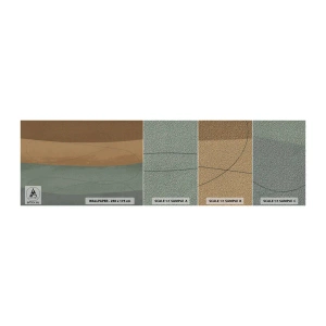 Fotobehang Monster Premium Canvas - Horizontale compositie - Abstractie, Deel, Moderne kunst - 100x30 cm