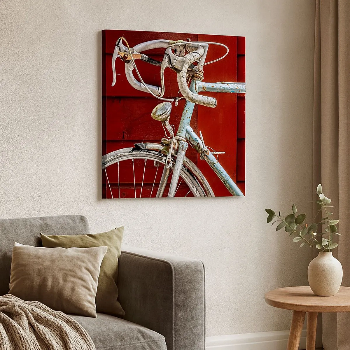 Schilderen op canvas - Gecreëerd om te winnen - 30x30 cm