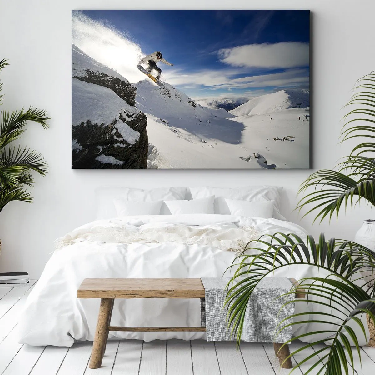 Schilderen op canvas - Vrijheid zonder grenzen - 120x80 cm