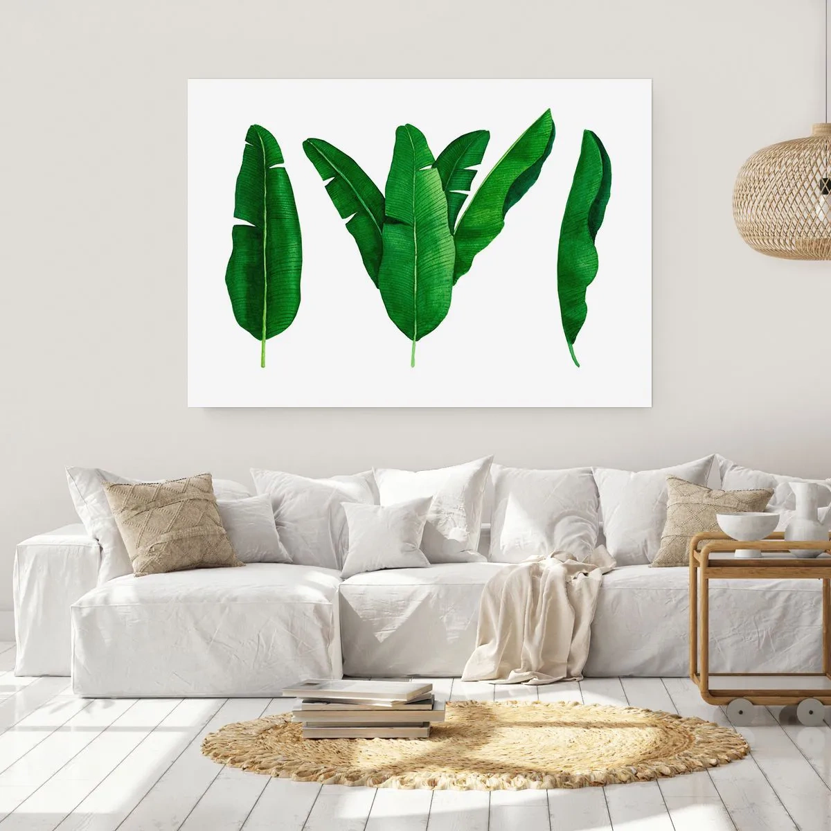 Poster - Groene symmetrie - 100x70 cm