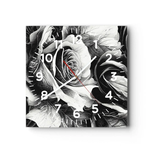 Wandklok - Klok - Altijd een koningin - 30x30 cm