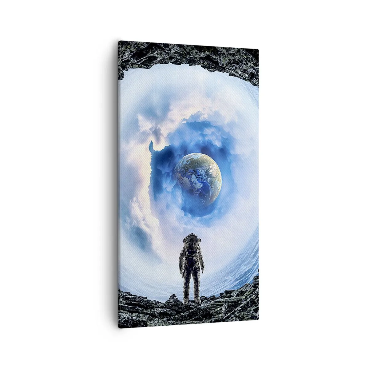 Schilderen op canvas - Het is niet ver van huis - 55x100 cm