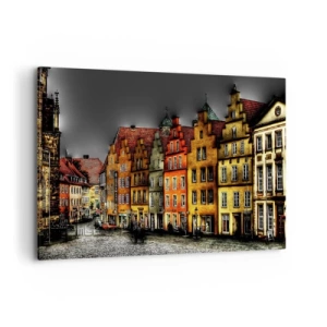 Schilderen op canvas - Het enige wat ontbreekt is een betoverde koets - 120x80 cm