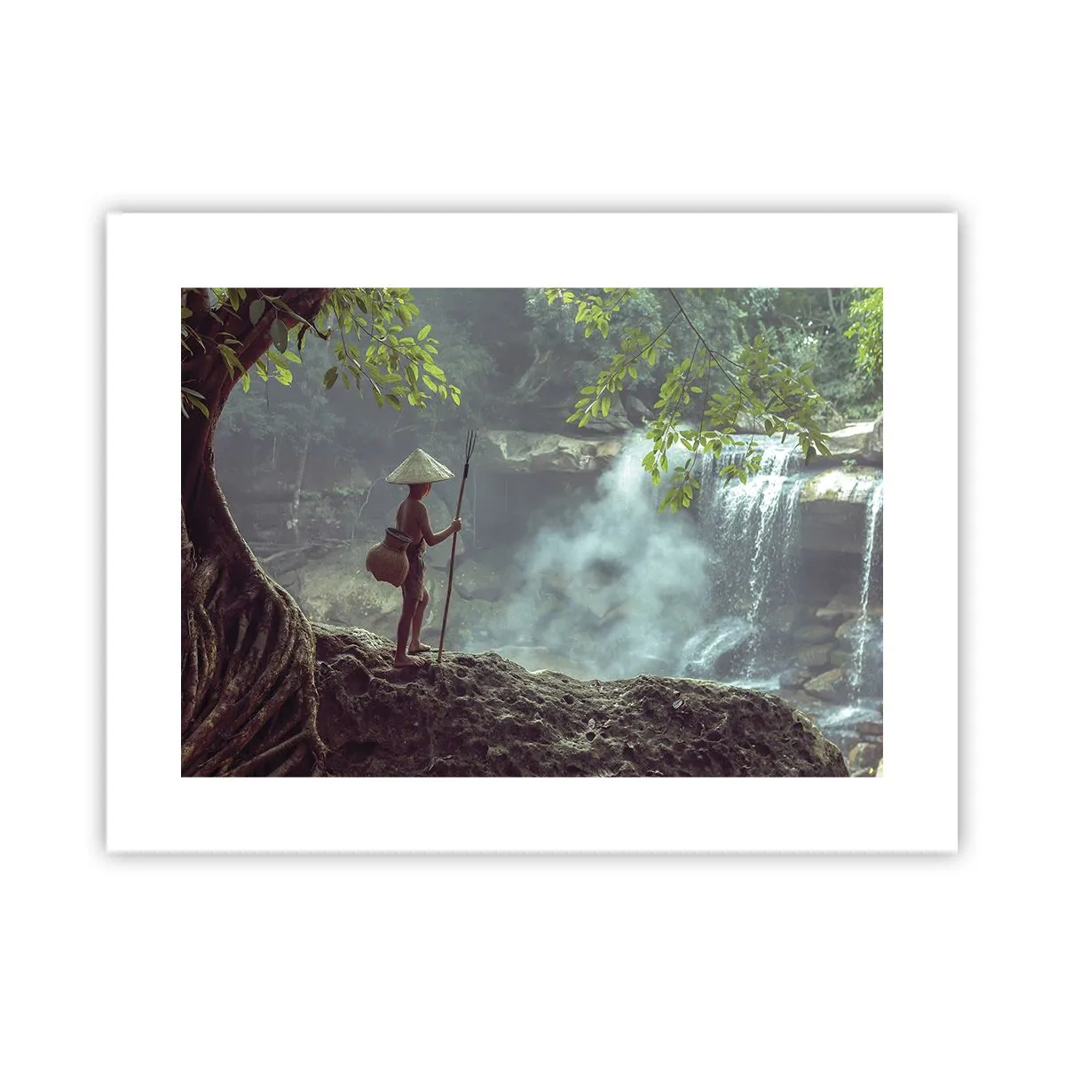 Poster - Bevriend met de natuur - 40x30 cm