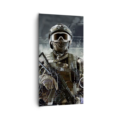 Schilderen op canvas - Macht tot een macht verheven - 65x120 cm