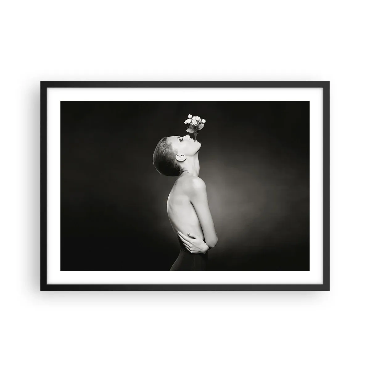 Poster in een zwarte lijst - Excentrieke elegantie - 70x50 cm