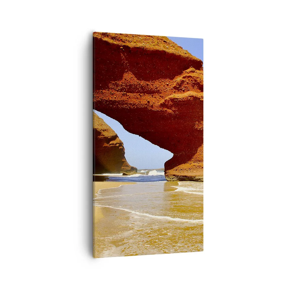 Schilderen op canvas - Water en wind  al duizen jaren - 55x100 cm