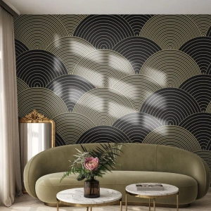 Fotobehang op maat Premium Sand - Eenheid in veelheid - Abstractie, Grafisch, Districten