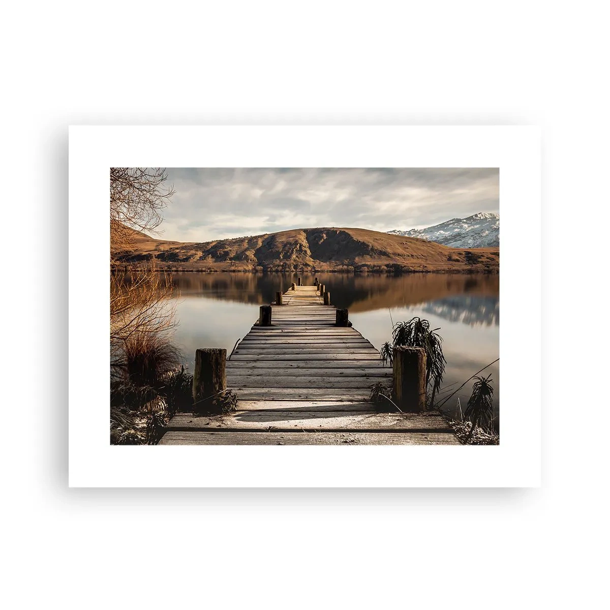 Poster - Landschap in stilte - 40x30 cm