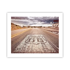 Poster - Mother Road - een Amerikaanse legende - 50x40 cm