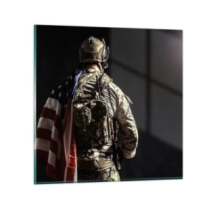 Schilderen op glas - Dat is waarom - 30x30 cm