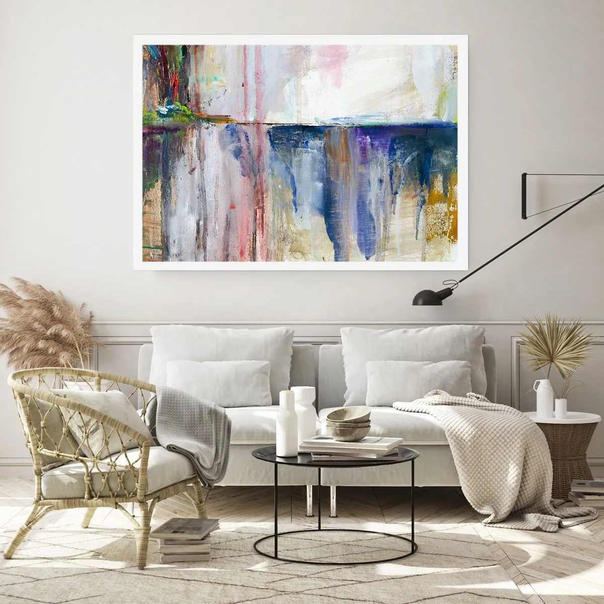 Poster - Kleurrijke impressies en associaties - 50x40 cm