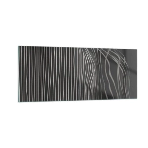 Schilderen op glas - Ritme en accent - 100x40 cm