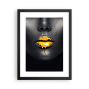 Poster in een zwarte lijst - Goldmouth - 30x40 cm