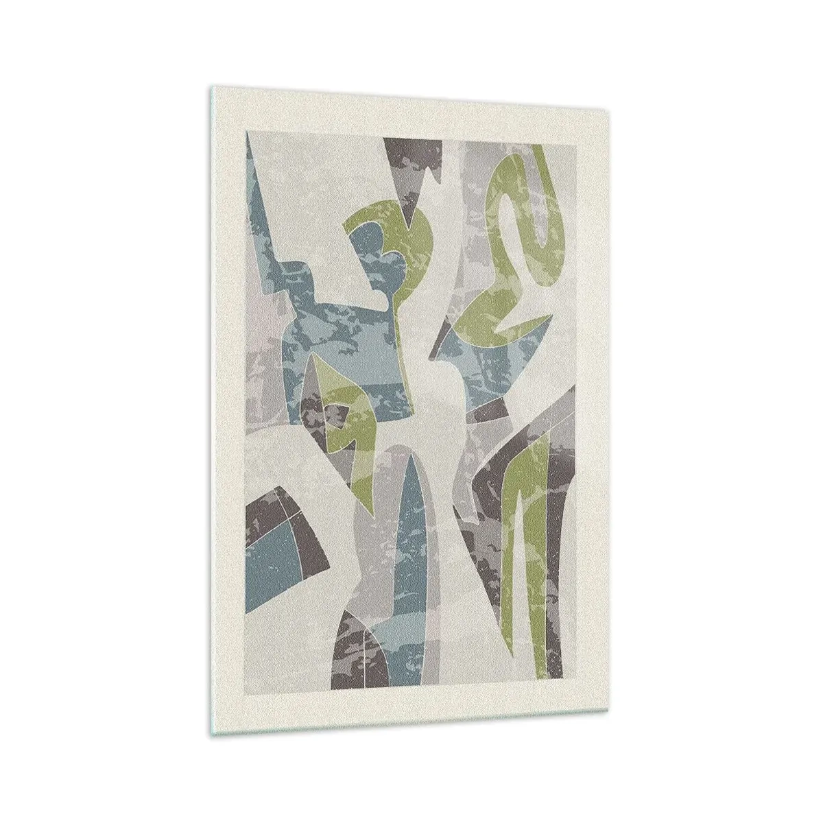 Schilderen op glas - Compositie achter het glas - 70x100 cm