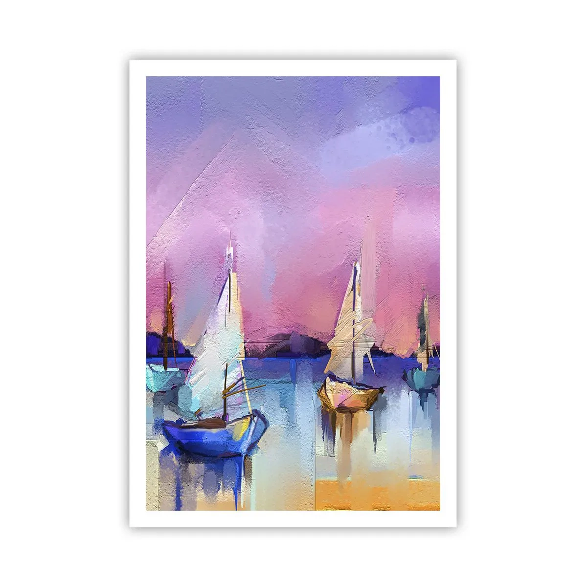Poster - Richting: breed water - 70x100 cm