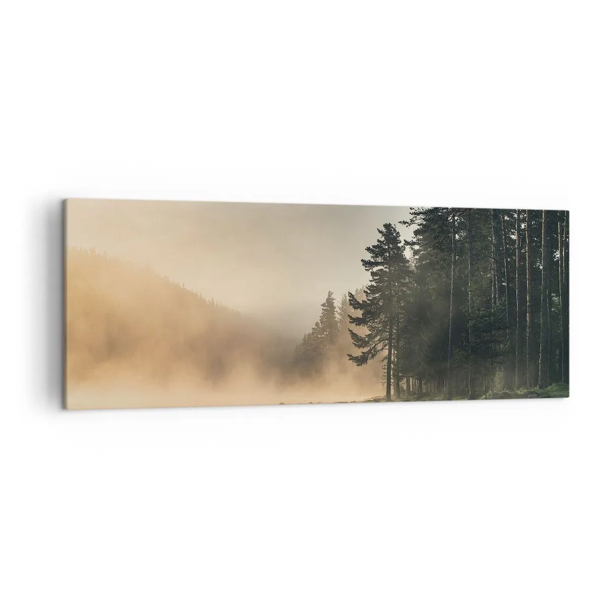 Schilderen op canvas - De geboorte van de dag - 140x50 cm