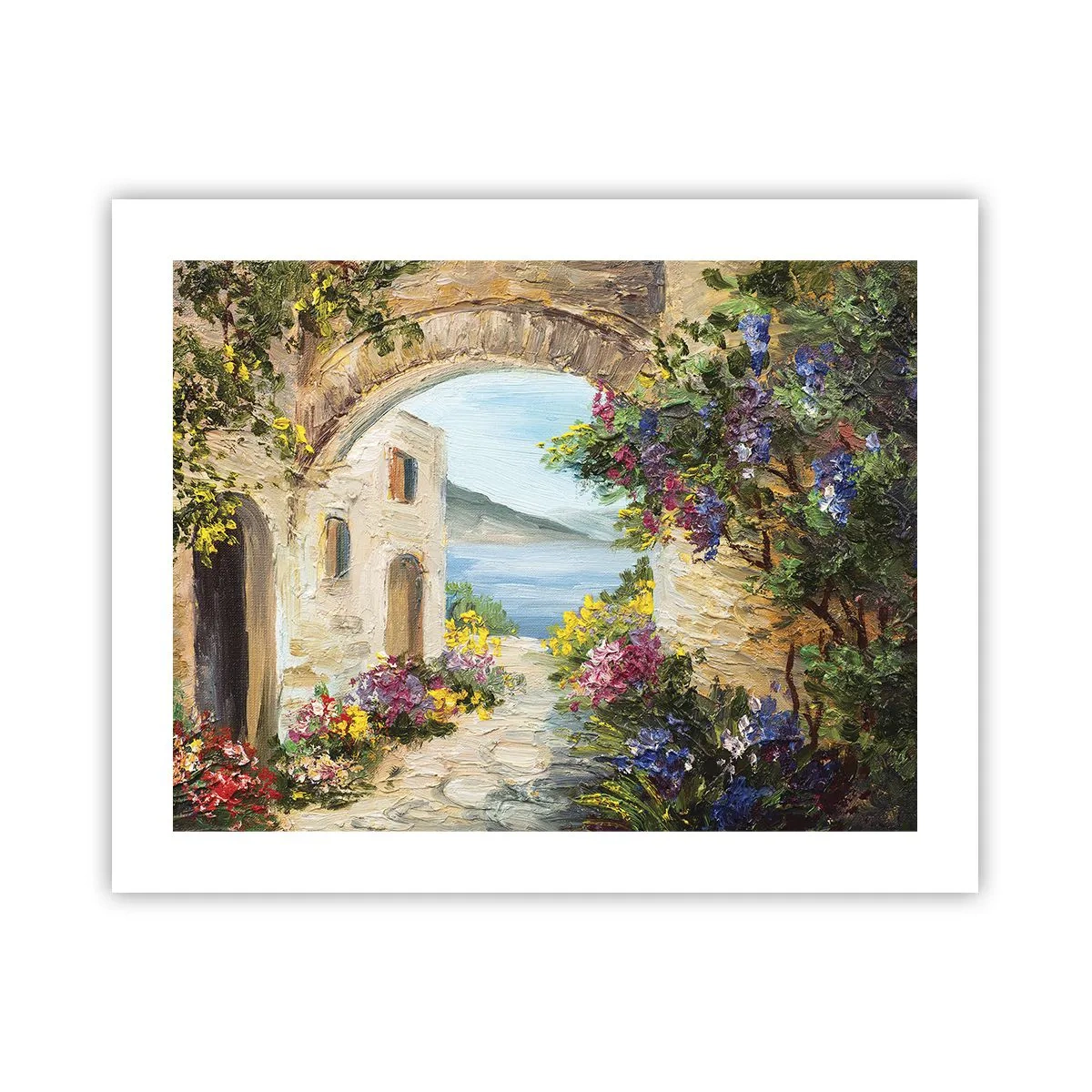 Poster - De charme van een kustprovincie - 50x40 cm