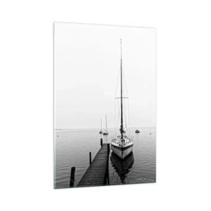 Schilderen op glas - Klaar om te vertrekken - 80x120 cm