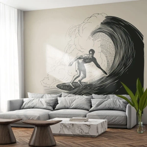 Zelfklevend Fotobehang Deluxe Sticker - Koning van de golf - Golf, Surfen, Sport - 100x70 cm