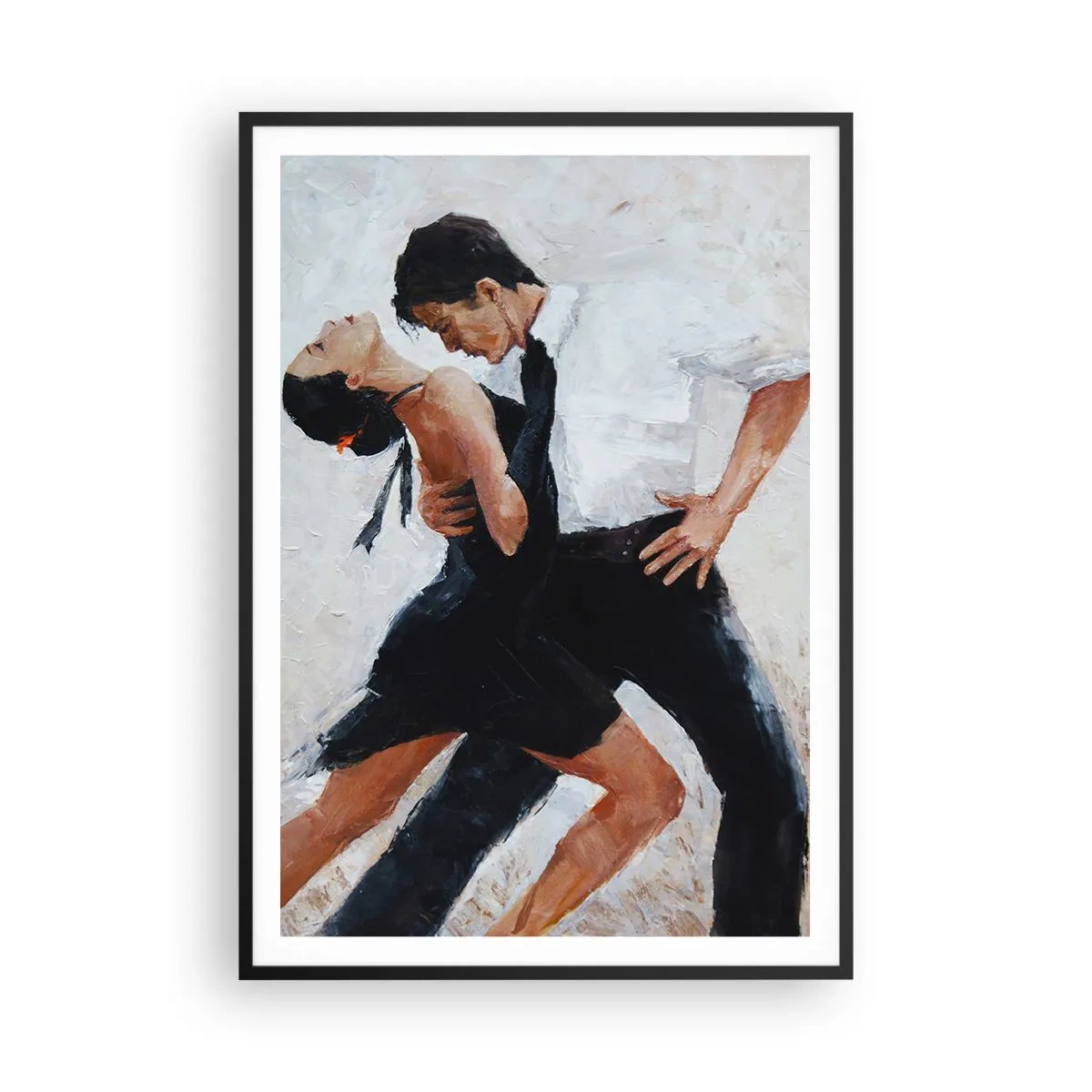 Poster in een zwarte lijst - Tango van mijn dromen - 70x100 cm