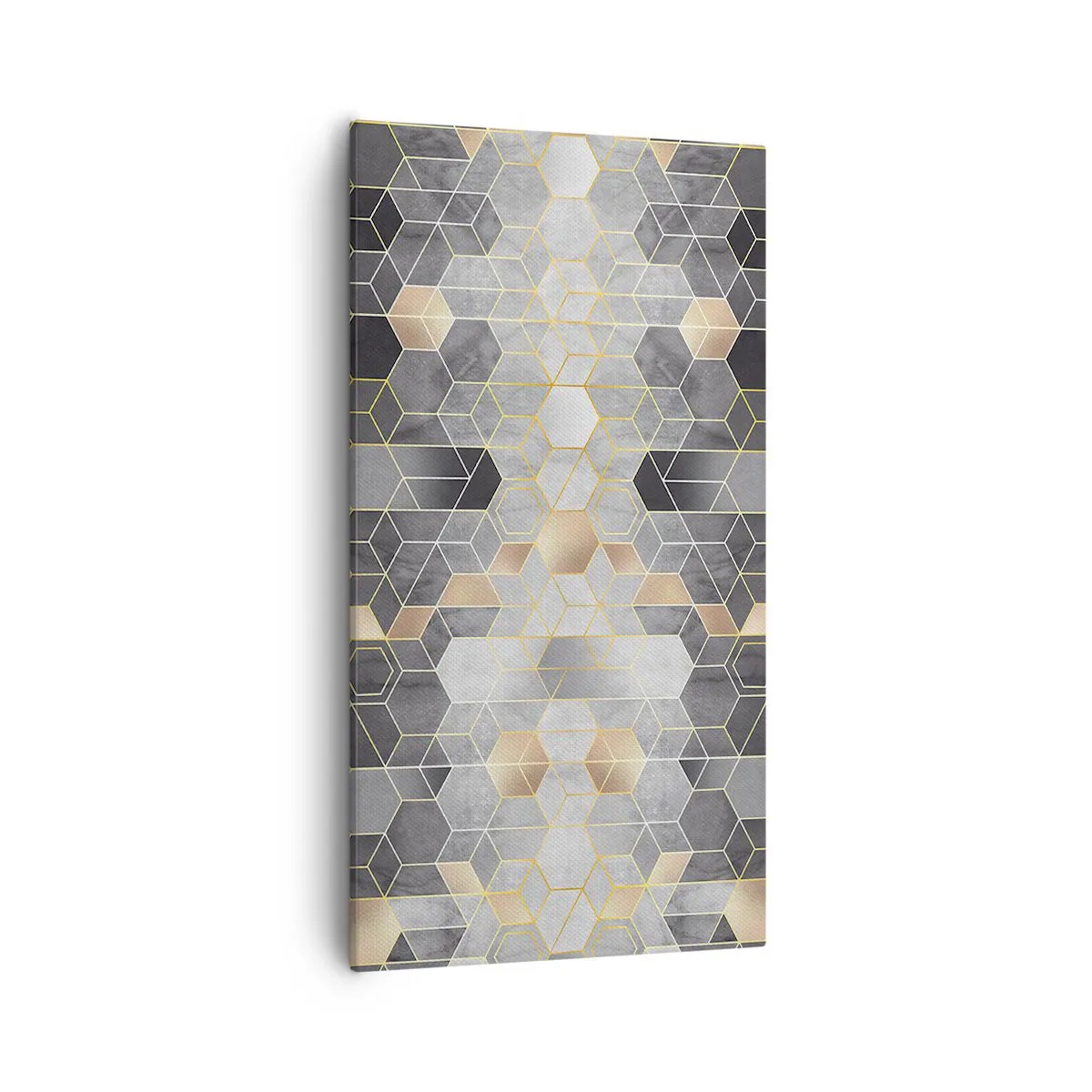 Schilderen op canvas - Diamant samenstelling - 55x100 cm