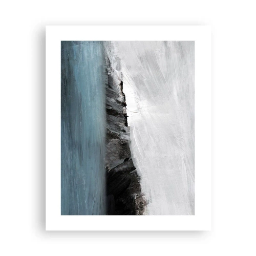 Poster - Water – aarde: botsing der elementen - 40x50 cm