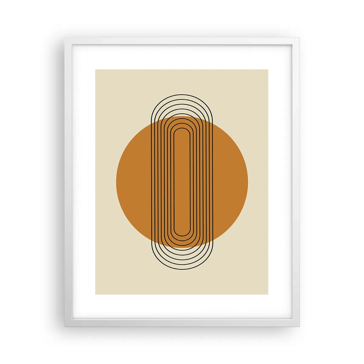 Poster in een witte lijst - Perfect plan - 40x50 cm