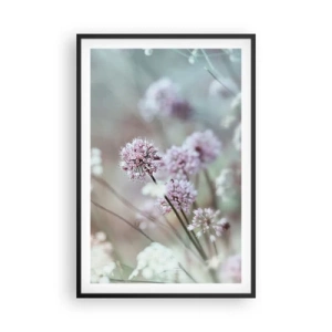 Poster in een zwarte lijst - Zoete filigrane kruiden - 61x91 cm