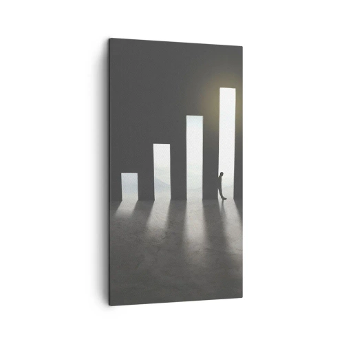 Schilderen op canvas - Succes - impressie - 45x80 cm