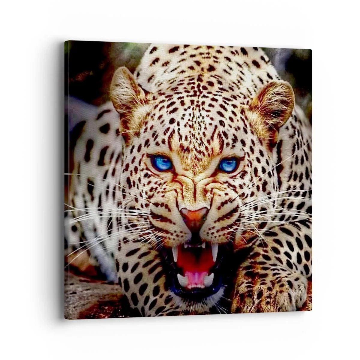 Schilderen op canvas - Boosheid schaadt de schoonheid niet - 40x40 cm