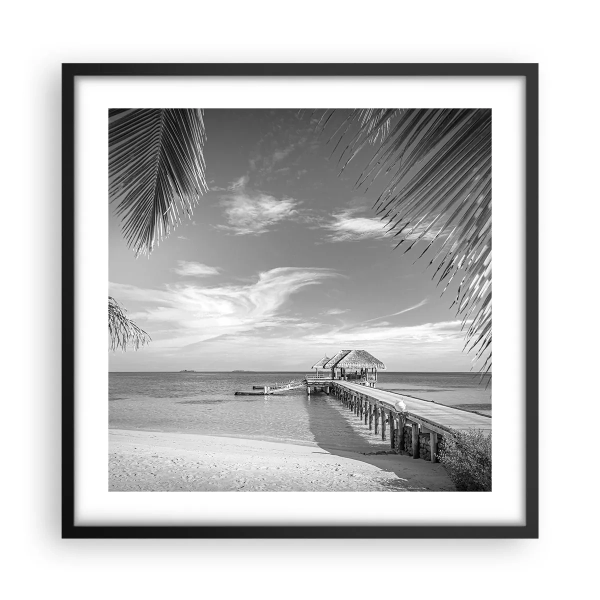 Poster in een zwarte lijst - Herinnering of droom? - 50x50 cm