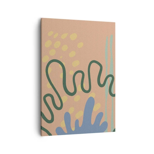 Schilderen op canvas - Abstractie: verscheidenheid van de natuur - 50x70 cm