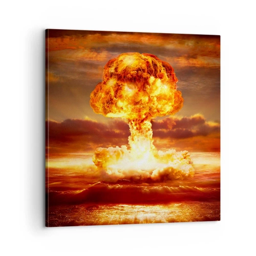 Schilderen op canvas - En het einde zal komen - 60x60 cm